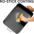 Jucoan Deep Lasagna Pan, 16 x 11.5 x 3 Inch Rectangle Cake Pan for Baking and Roasting
