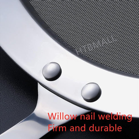 Skimmer Spoon - Stainless Steel Spider Strainer for Cooking, Frying, Skimming Grease, Foam, and Gravy