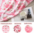 50x60in) Bow Blanket Pink Bows Soft Throw Blanket Premium Printed Soft Fabric for Best Comfort