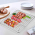 TeamFar Toaster Oven Pan with Rack Set, 10.5’’ x 8’’ Stainless Steel Baking Pans with Cooling Rack Set of 4