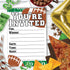 Football Party Invitations with Envelopes - 20 Count