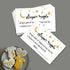 Giftideaworkshop 50 Pcs Diaper Raffle Tickets for Girl or Boy Baby Shower Invitations, Baby Shower Game
