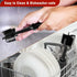 2Pcs Meat Chopper Tool, Ground Beef Meat Masher, Plastic Meat Spatula Chopper, Silicone Chop and Stir Kitchen Tool for