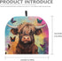 Highland Cattle Tea Cozy, Insulated Teapot Cover, Dust Proof Tea Pot Cosy, Portable Tea Cup Warmer, Kitchen Accessory