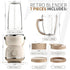 La Reveuse Personal Size Blender, 300 Watts for Shakes, Smoothies, Retro Style