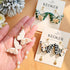 KEOKER Polymer Clay Cutters - 6 Shapes Embossed Butterfly Cutters for Jewelry Making