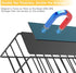 6 Pack Minicloss Magnetic Spice Rack for Refrigerator - Magnetic Spice Rack with Magnetic Basket & Paper Towel Holder
