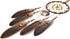 Urdeoms Tree of Life Crystal Dream Catchers for Boys, Brown Boho Wall Decor for Bedroom, Smoky Quartz