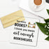Bookshelf Acrylic Decor Desk Gifts for Reading Enthusiasts, Too Many Books Not Enough Bookshelves, Inspirational Gifts