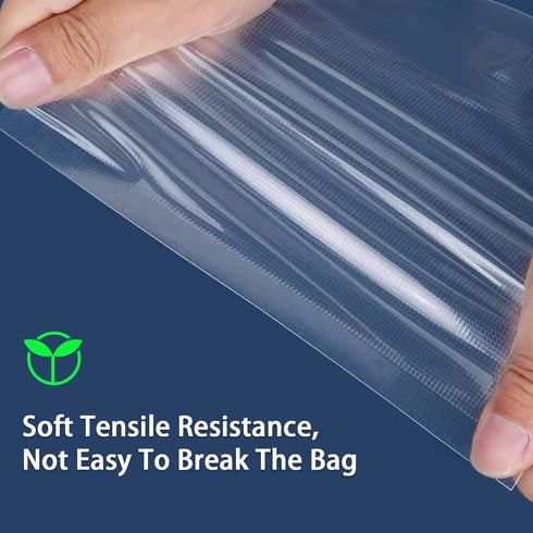 Heavy Duty Vacuum Sealer Bags, 4x6 Inch Pre-Cut Design, 100 Pcs for Food Storage, Boilsafe to 280°F