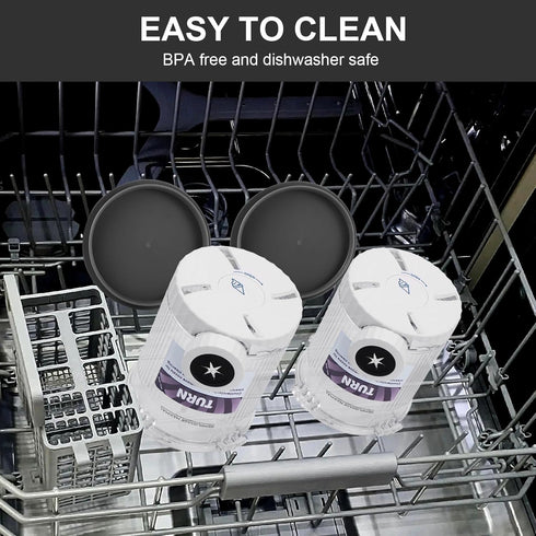 2 Pack NC700 NC701 Accessory,16oz Creami Swirl Pints and Lids for Ninja Series Creami Pint with Ice Cream Makers