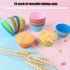 Silicone Cupcake Baking Cups - 24 Pack Reusable & Non-stick Muffin Liners Set for Party, Halloween, Christmas, Easy