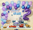 CHANGZHONG 40 Inch Purple Number Helium Foil Birthday Party Digit Balloon (Purple 2)