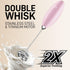 Zulay Kitchen Powerful Double Whisk Milk Frother - Handheld Foam Maker with Stand for Coffee, Pink