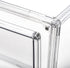 3 Pack Closet, AVLA Plastic Handbag Storage Organizer for Clear Acrylic Display Case with Magnetic Door, Luxury