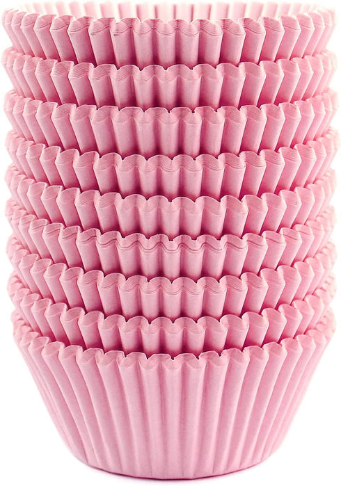 Eoonfirst Standard Size Baking Cups, Thanksgiving Day Cupcake Liners, 200 Pcs (Light Pink)