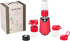 Personal 500-Watt Mini Blender and Smoothie Maker - Includes Grinder Cup, 2 Blender Bottles and Recipe Booklet, Red