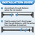 Adjustable Shower Curtain Rod 31 to 43 Inch, 1 Inch Diameter Matte Black Spring Tension Stainless Steel, Easy Install