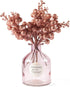 Crafare 24 Pack Rose Gold Christmas Glitter Berries Stems, Artificial Christmas Picks for Tree Ornaments, Crafts,