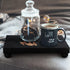 Counter Display(Classic,Black,9 6 Inch) Amyhill Wood Pedestal Stand Kitchen Soap Tray Farmhouse Wooden Riser Stand