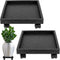 JOIKIT 2 Pack 11.8 Inch Square Plant Caddy with Wheels, Heavy Duty
