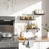 Set 3, Love-KANKEI Floating Shelves Wall Mounted of Large Wood Wall Shelves for Storage, Rustic Shelves for Display