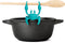 OTOTO Aqua the Crab Silicone Utensil Rest, Heat-Resistant Spoon Holder for Kitchen, Non-Slip Stove Top Organizer