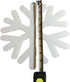 VictoryStore 10 Plastic Hanging Snowflakes Decorations Set of 10, 13656 (Four 10-Inch & Six 8-Inch Snowflakes)