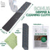 Ledgebay Rug Pad Grippers for Area Rugs, Pack of 25 Reusable, No Skid, Washable, Anti-Slip Pads for Hardwood Floors and