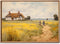 JCSMHVLA Natural Rustic Wall Art, Spring Landscape Prints Country Wildflower Canvas Artwork No Frame
