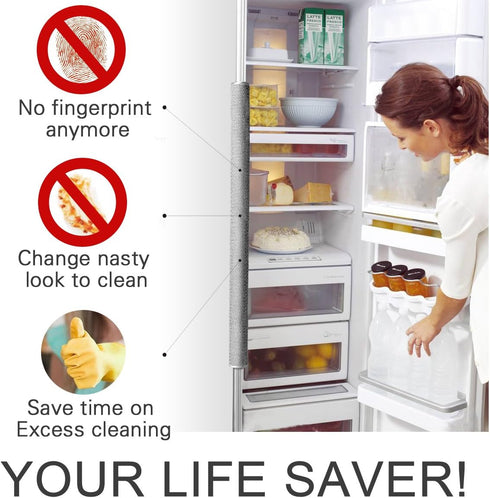OUGAR8 Refrigerator Door Handle Cover Set of 3, Kitchen Appliances Gloves, Fridge Microwave Dishwasher Door Cloth
