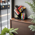 3-Tier Godferyxin Tree Bookshelf, Wood Small Bookshelf and Mini Bookcase for Office, Home or School Desk Book Shelf