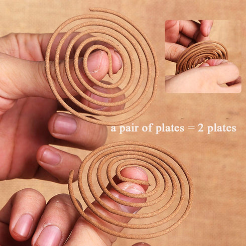 Sandalwood Coils Incense Natural 48 Pieces for Indoor Aroma Home Decor
