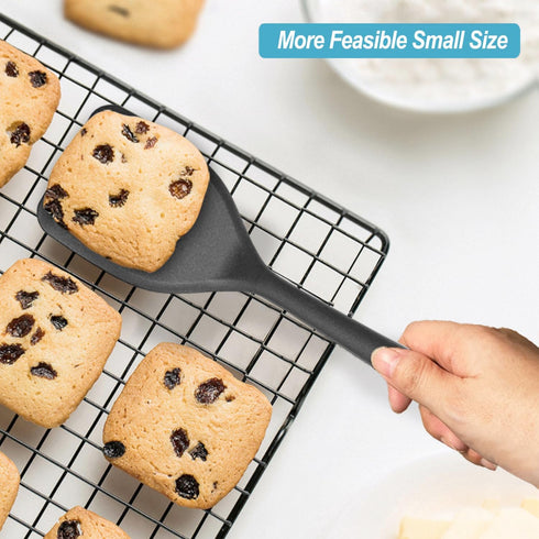 Silicone Spatula Turner Set, High Heat Resistant Nonstick Rubber Flippers for Baking & Cooking