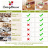 36 60 Inch, 1.5mm OstepDecor Clear Table Protector x Thick Plastic Table Cover, Waterproof PVC Clear Table Cover