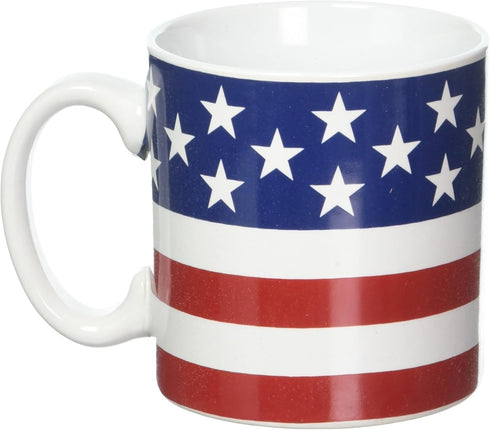 Stars and Stripes Patriotic Mug, 13oz