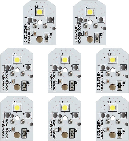 2024 Upgraded WR55X11132 Refrigerator LED Light for GE Refrigerator LED Light Assembly Replacement WR55X25754 3033142 AP5646375 PS4704284(8-Pack) by LEDBarz