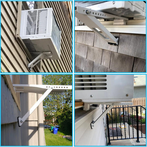 Foozet Window Air Conditioner Support Bracket, Light Duty Window AC Bracket, Supports Up to 165 lbs