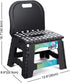 Kids,9" ACSTEP Folding Kids Step Stool with Back Support for Plastic Kids Chair for Outdoor or Indoor Kitchen Step