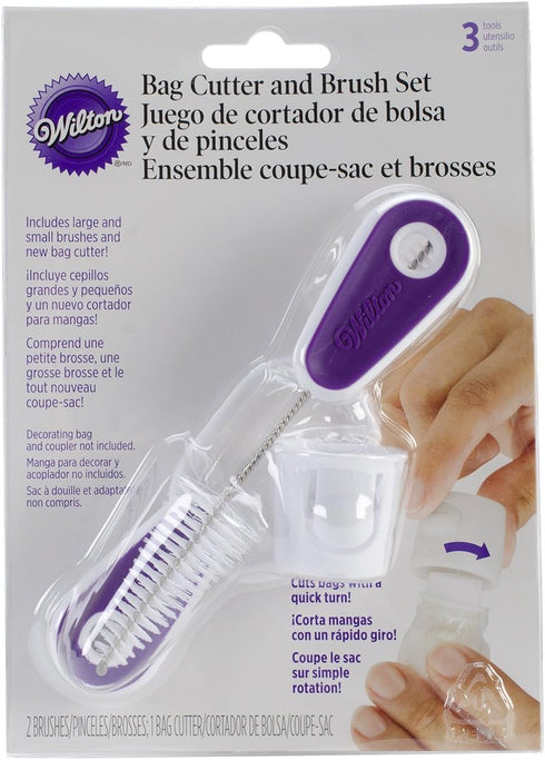 Wilton Bag Cutter and Brush Set