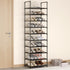 Vockot 10-Tier Tall Shoe Rack,Large Sturdy Shoe Shelf Organizer, Non-Woven Fabric Narrow Free