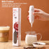 Handheld Electric Milk Frother, Rechargeable Foam Maker, Mini Drink Mixer Wand for Coffee, Latte, Frappe, Matcha, Hot