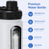 DOMICARE 16 oz Kids Water Bottle for School, Stainless Steel Double Wall Vacuum Insulated, Leakproof BPA Free (White)