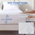 2 Pack 100% 6"-21", MUXHOMO Full Size Mattress Protector, Waterproof Quilted Mattress Cover Full Size Bed, Noiseless
