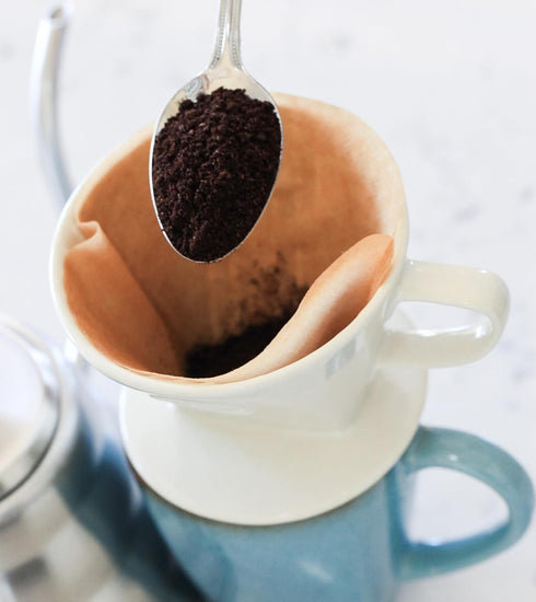 Coffee Pour Over Single Cup Ceramic Brewer Coffee Maker (Pug)