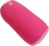 Microbead Bolster Tube Travel Pillow, Compact Neck Roll, Soft Lumbar Support, Pink