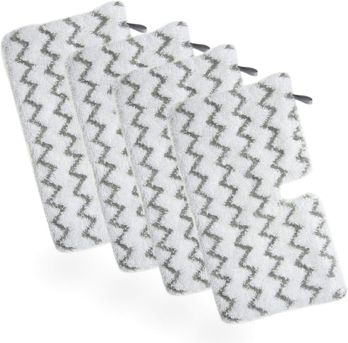 4 Pack Washable Steam Mop Pads for Shark S3500 Series S3501 S3601 S3550 S3901 SE450 S3801CO S3601D
