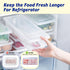 Caylielam 2-Pack Bacon Keeper Containers for Refrigerator, Airtight Fridge Meat Food Storage Boxes with Lids and Tongs