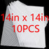 10 Pcs Silicone Dehydrator Sheets - 14x14 in for Food Dehydrator & Freeze Dryer