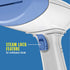 Conair Handheld Garment Steamer for Clothes, ExtremeSteam 1200W, Portable Design, White/Blue